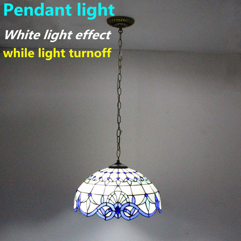 12' สไตล์ยุโรป ตุรกี ไฟ ห้องนอน ห้องทานข้าว ห้องแก้วสี วงจรแสง LED