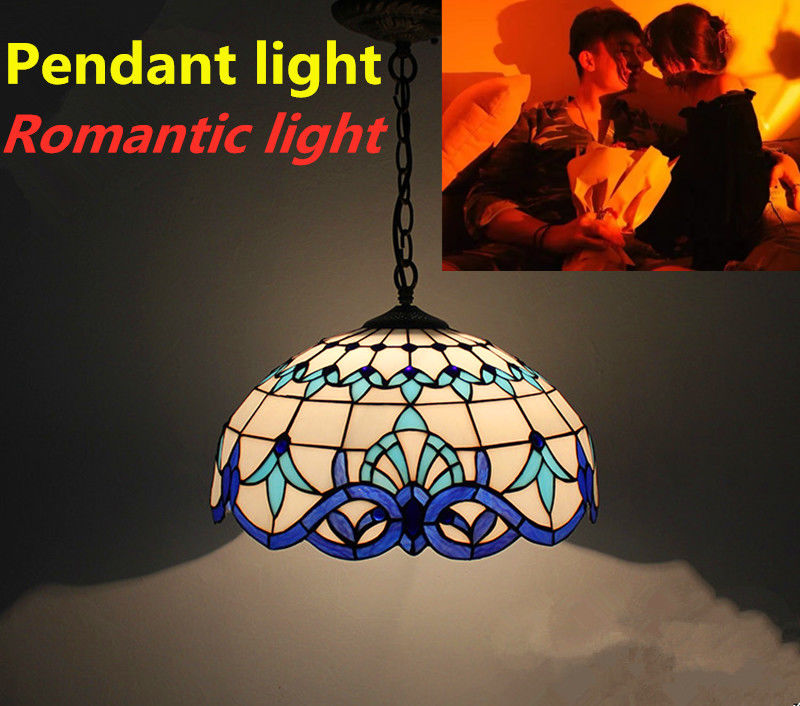 12 นิ้วประดับแก้ว LED Pendant Lamp With 2 Light การดูแลตาสําหรับห้อง Bar ห้องเรียน คาเฟ่ ห้องนั่งเล่น ห้องทานอาหาร Light